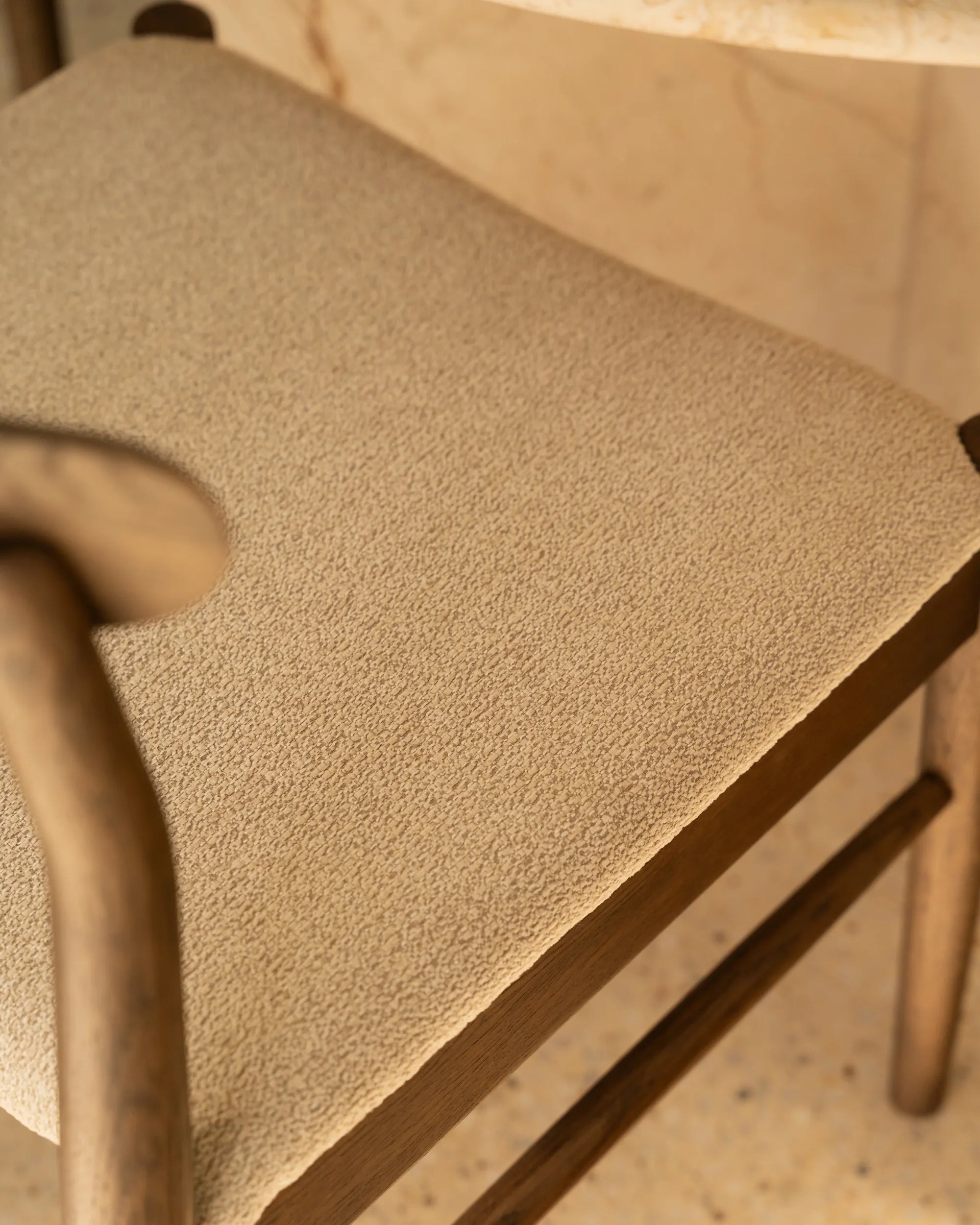 Henri Dining Chair - Earthen Oak / Tate Biscotti