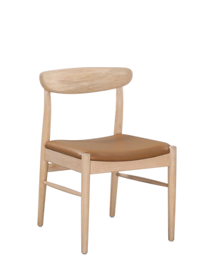 Henri Dining Chair - Oak / Tan Leather