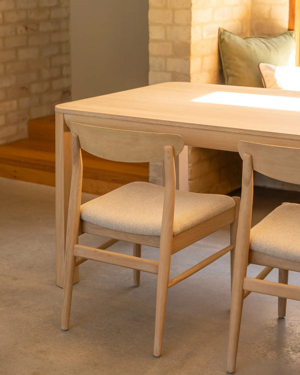 Henri Dining Chair - Oak / Tate Biscotti