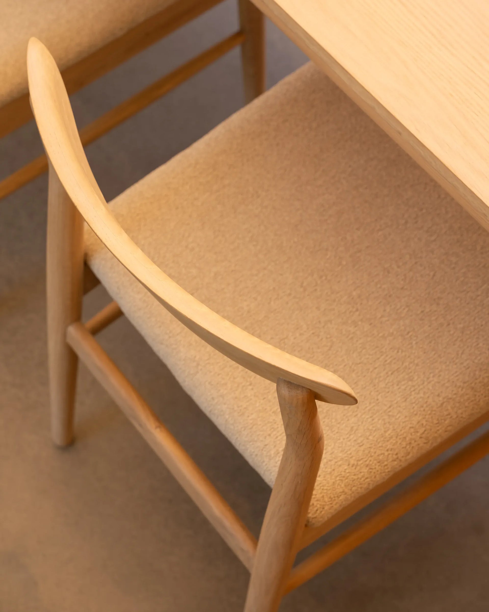 Henri Dining Chair - Oak / Tate Biscotti