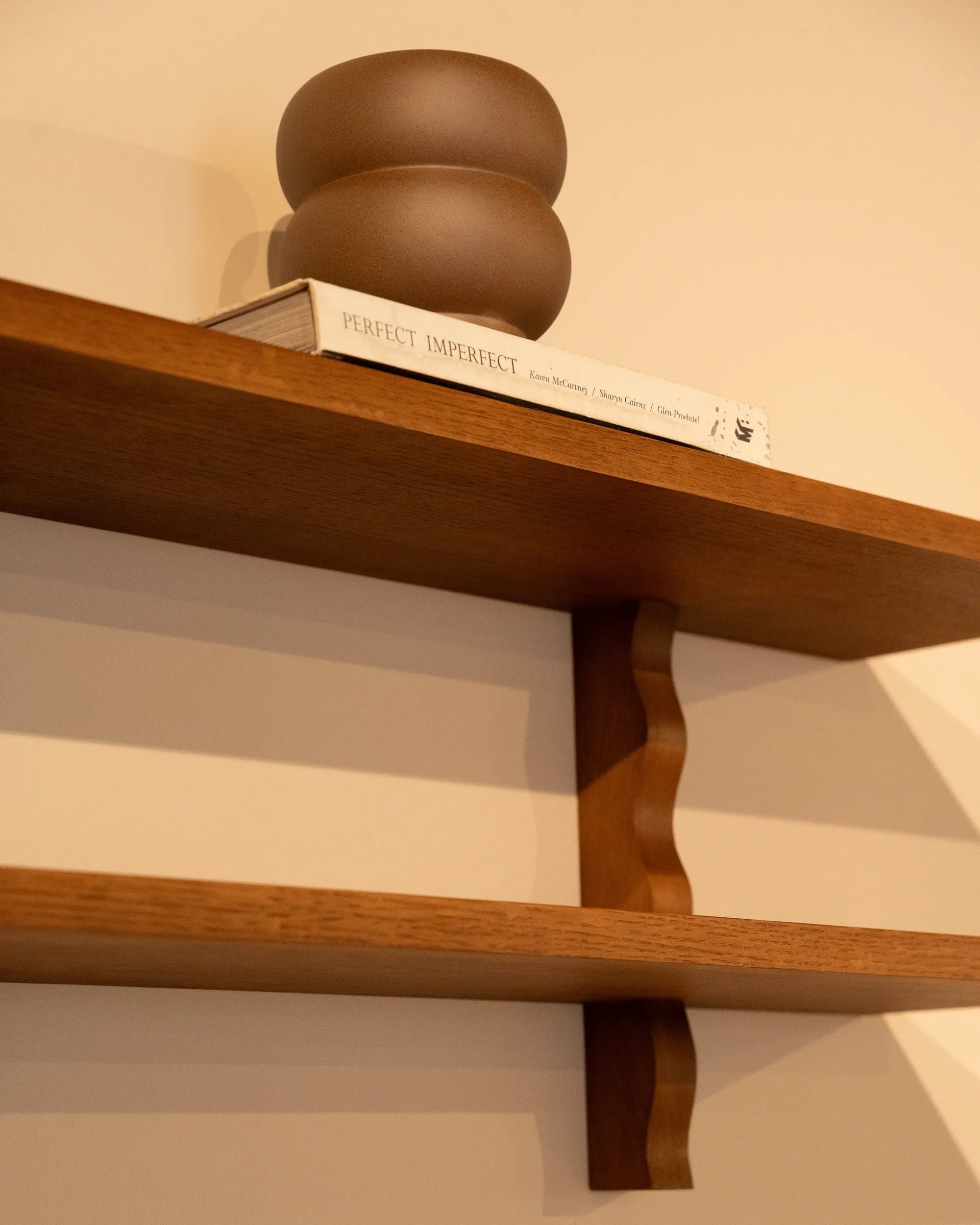 Swish Wall Shelf - Deep Oak
