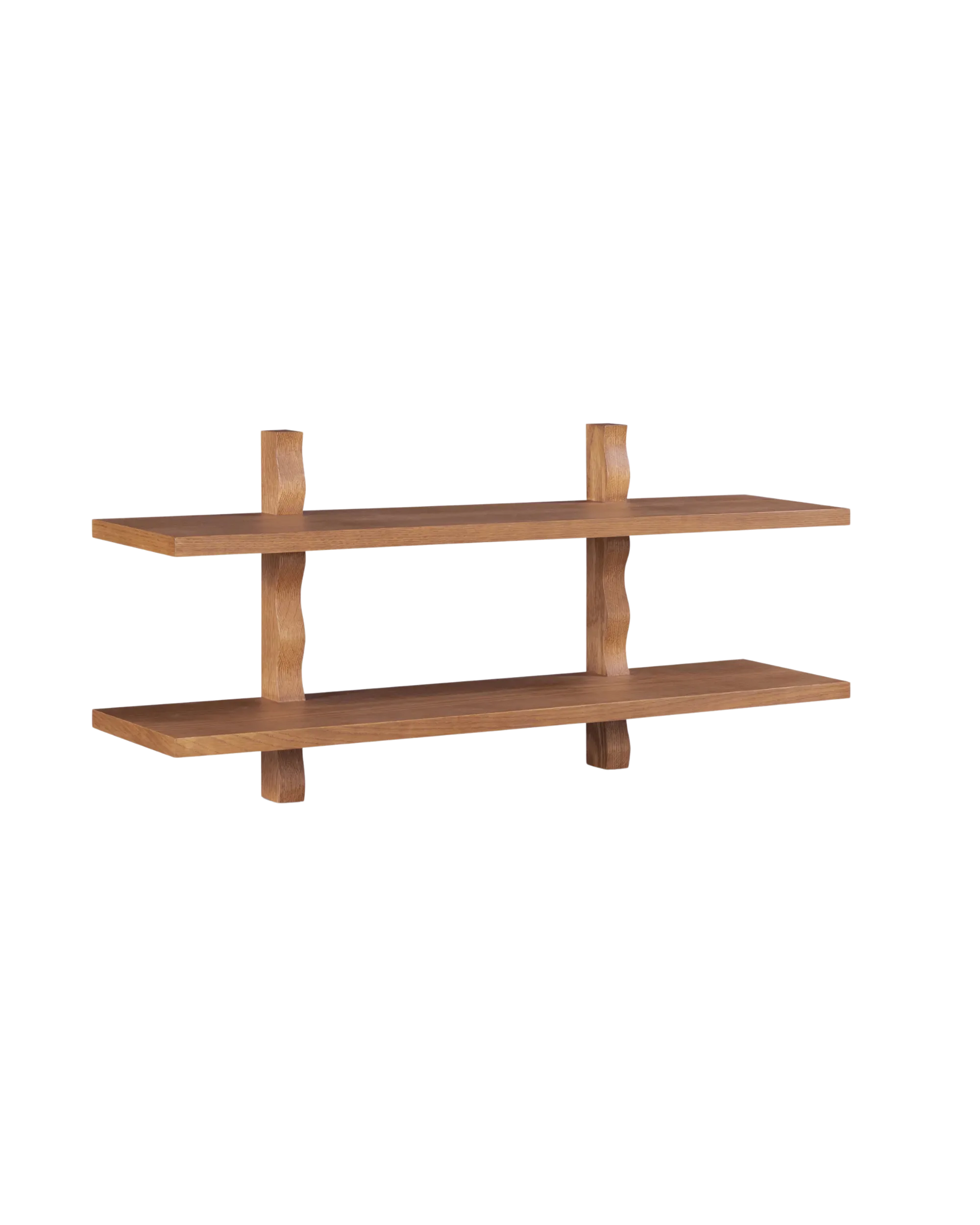 Swish Wall Shelf - Deep Oak
