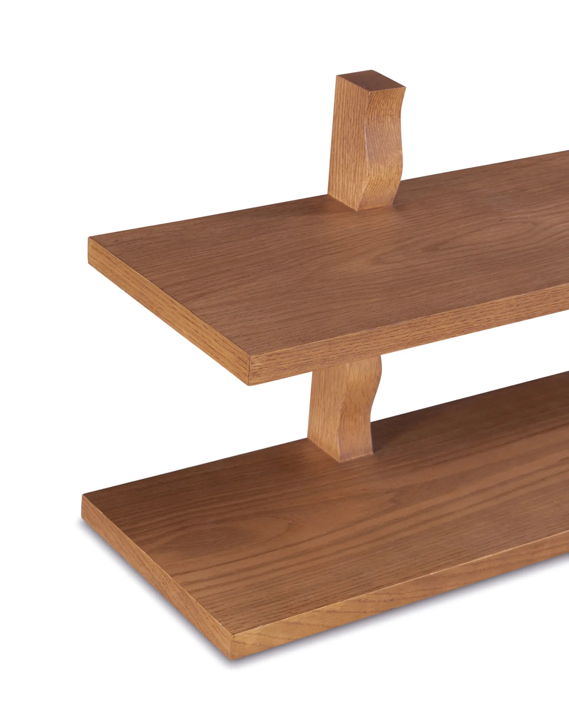 Swish Wall Shelf - Deep Oak
