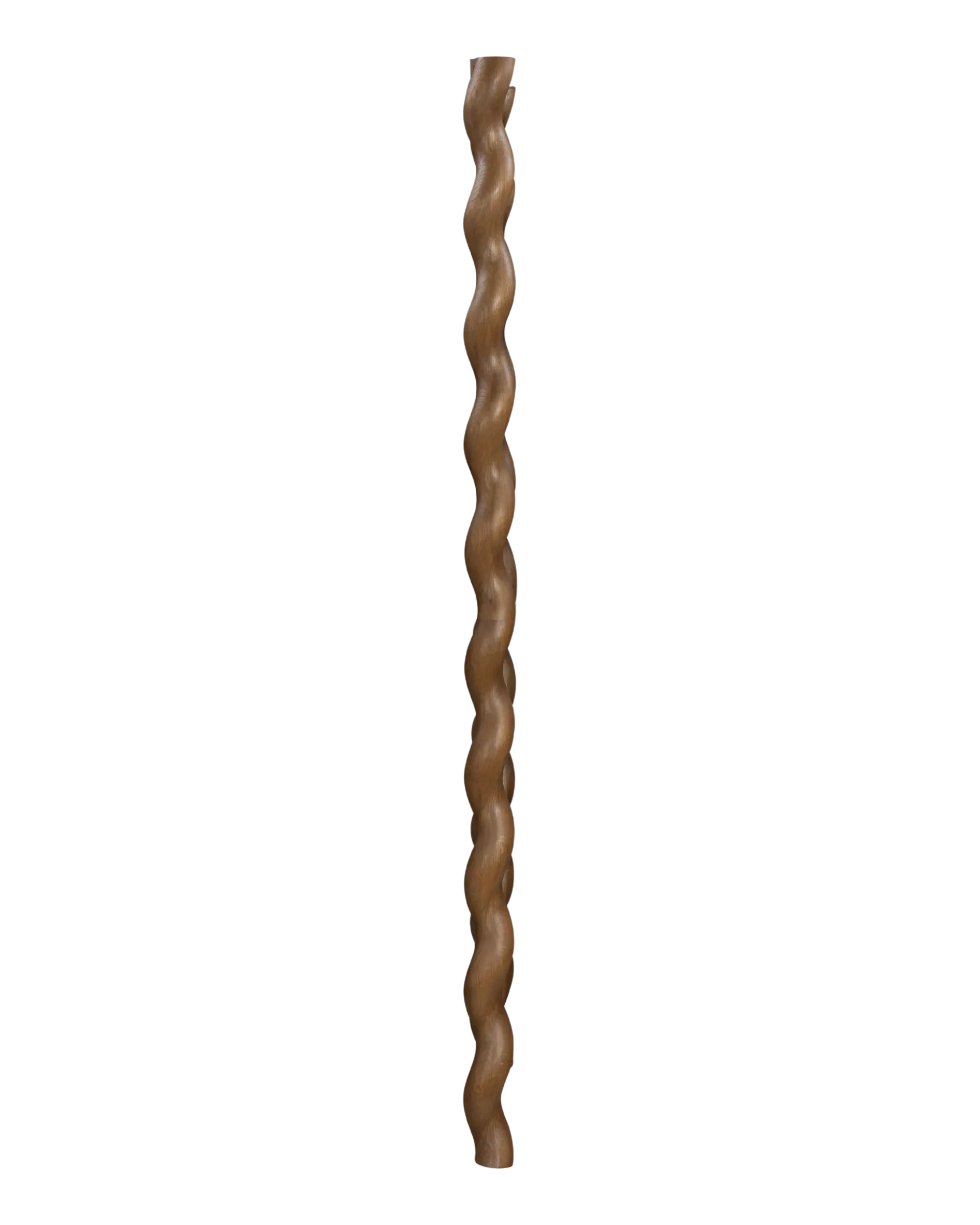 Twirl Floor Mirror - Deep Oak