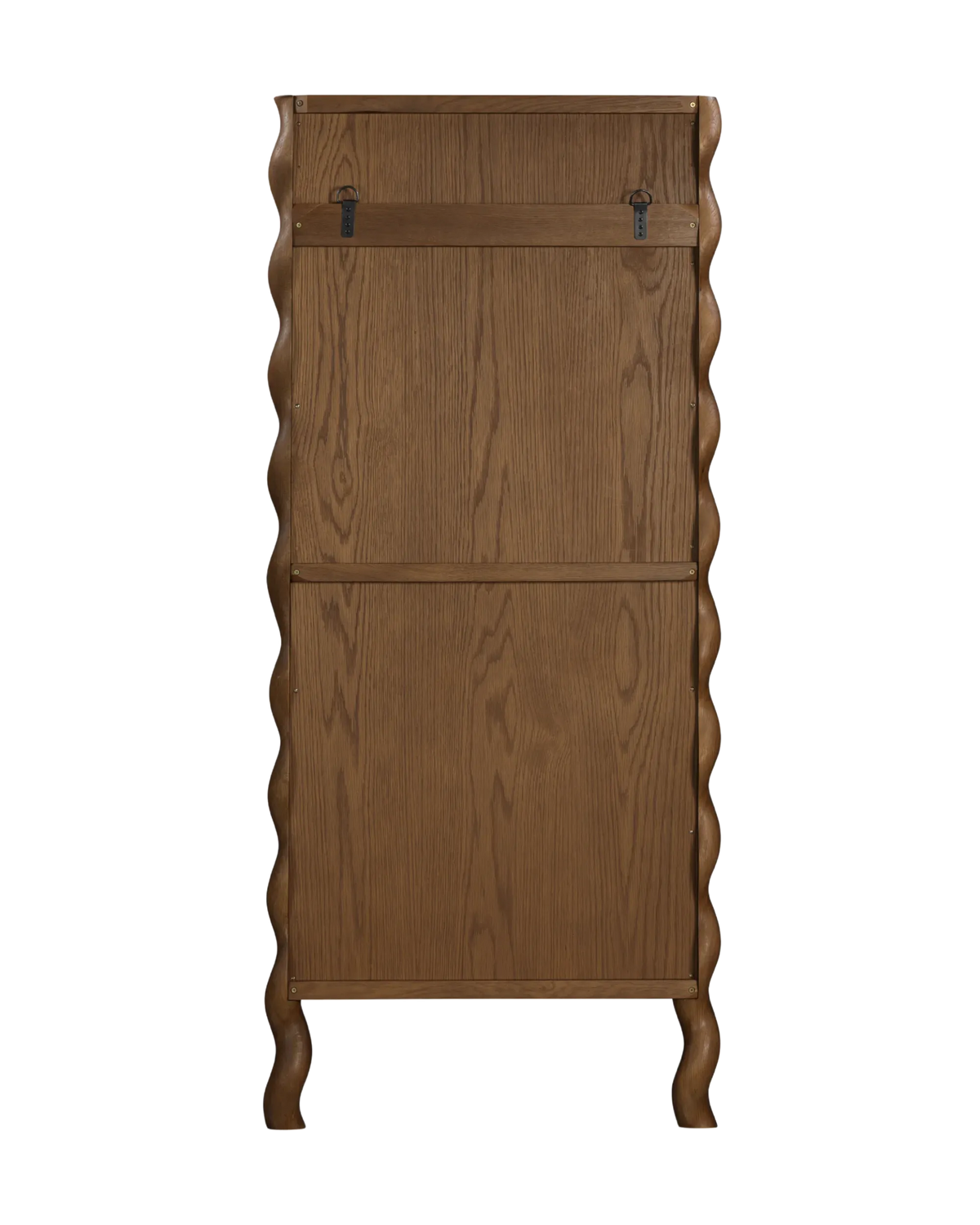 Twirl Floor Mirror - Deep Oak