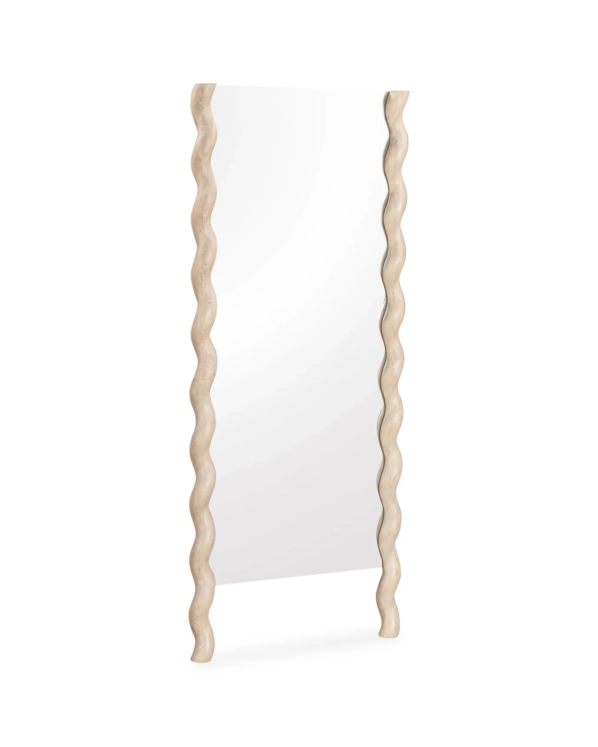 Twirl Floor Mirror - Oak
