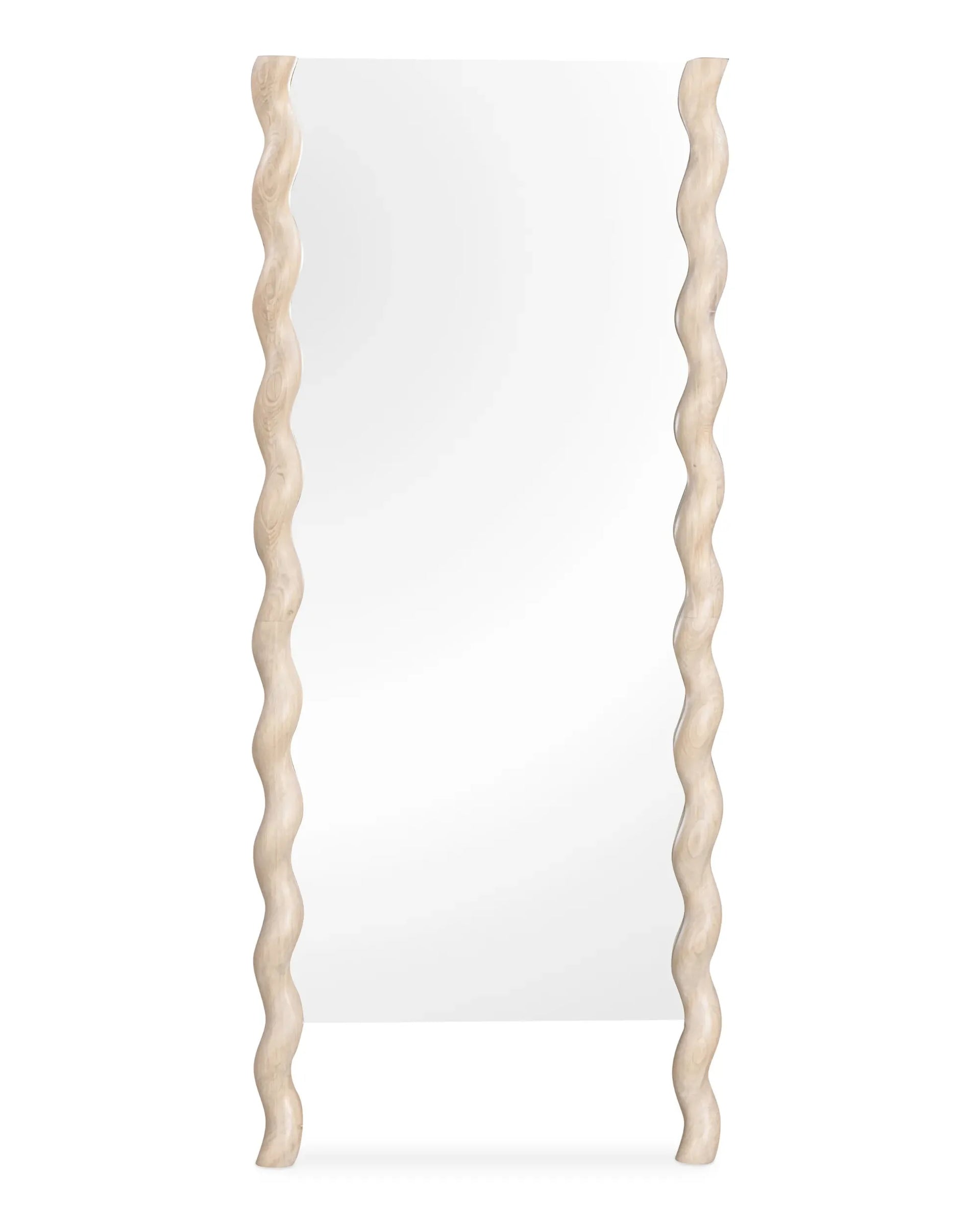 Twirl Floor Mirror - Oak