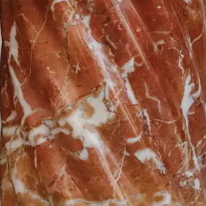 Twist Stone Vase Tall - Rojo Alicante Marble