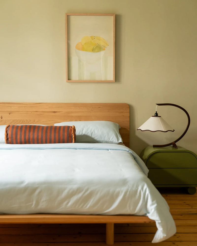 Serene King Bed - Oak