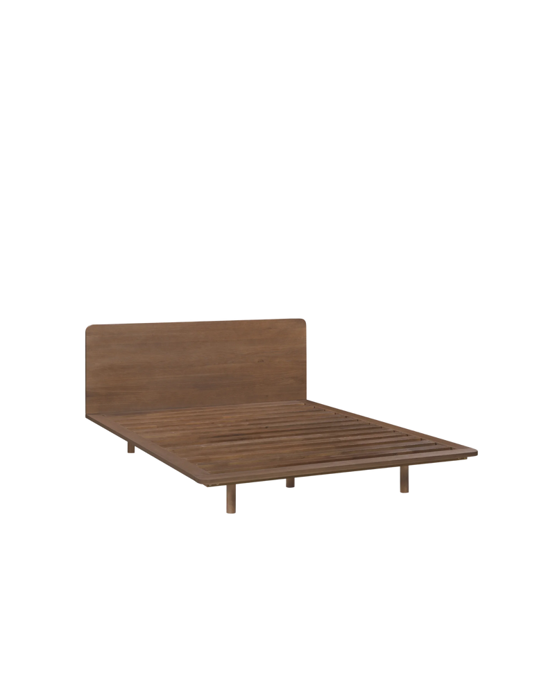 Serene King Bed - Deep Oak