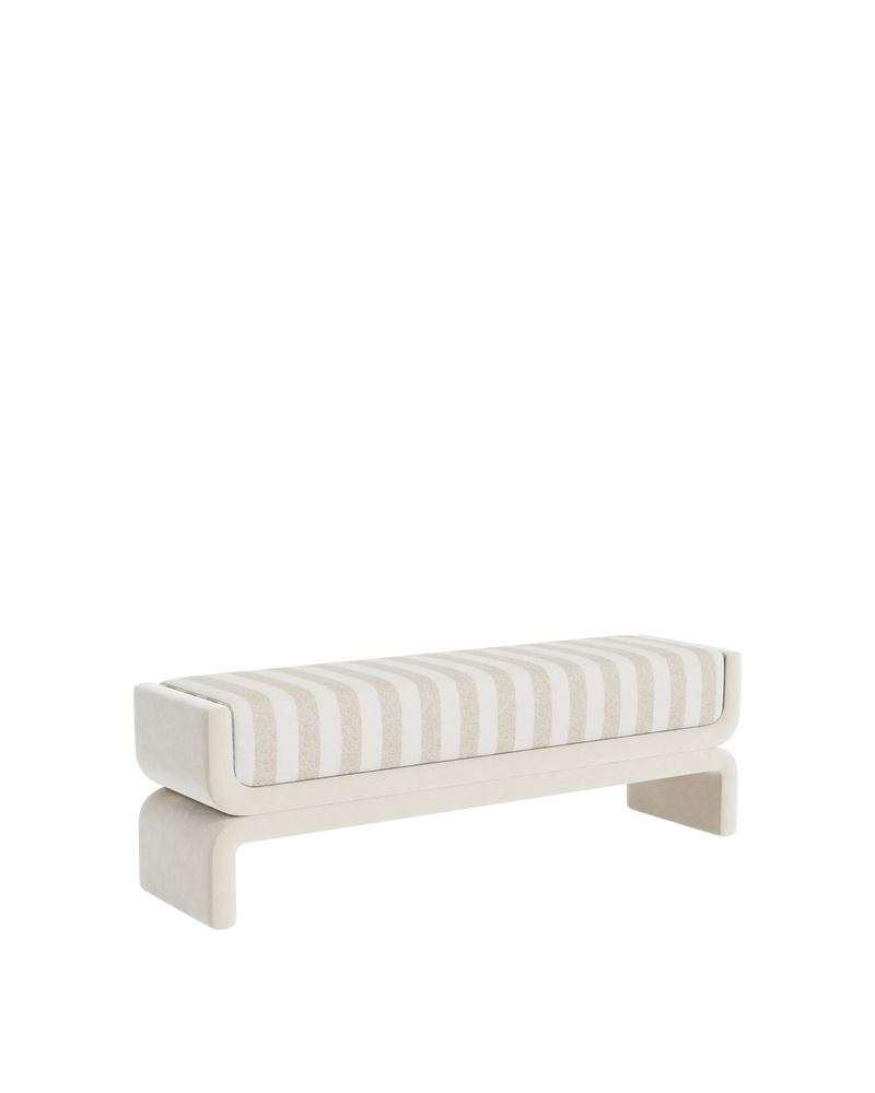 Shift Bench - Marnie Sand Stripe