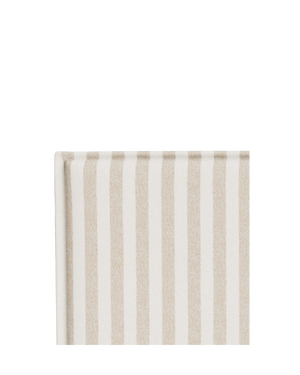 Sidney Slipcover Bed Head Fabric 270cm - Marnie Sand Stripe