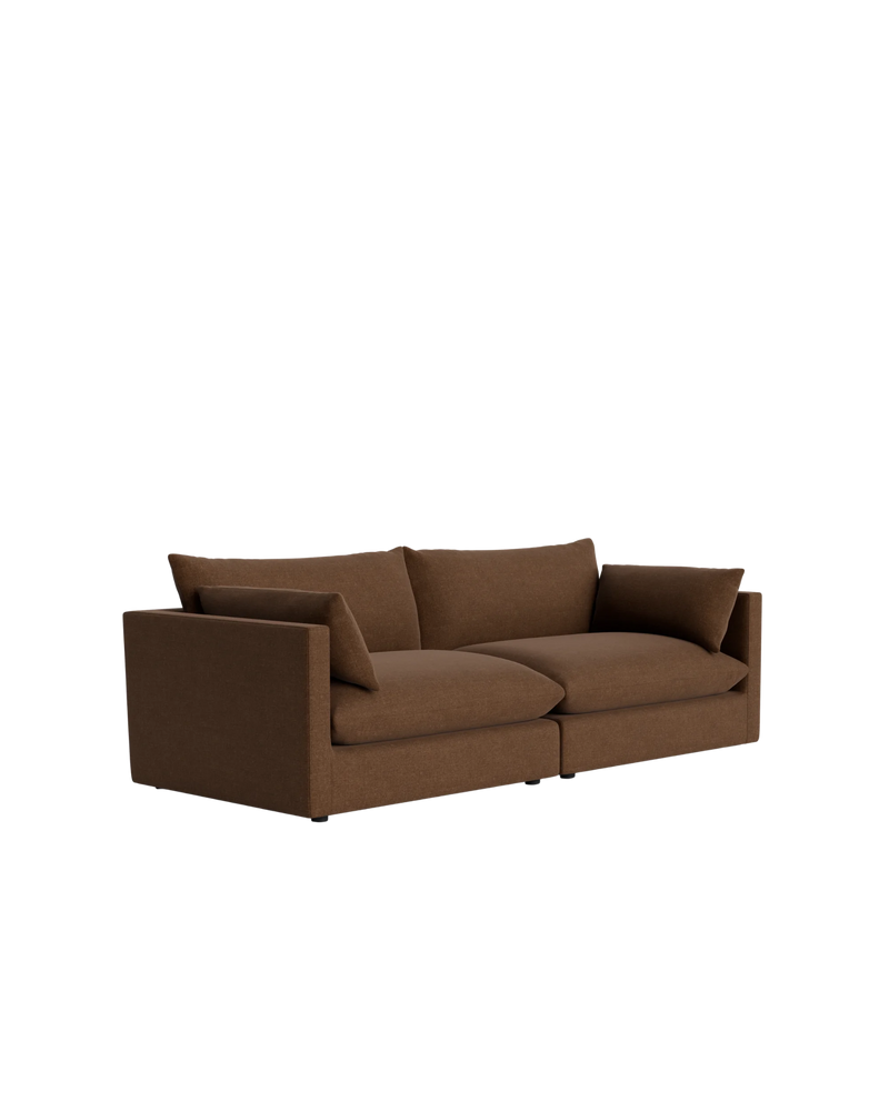 Sidney 4 Seater Sofa - Fossil Chocolate