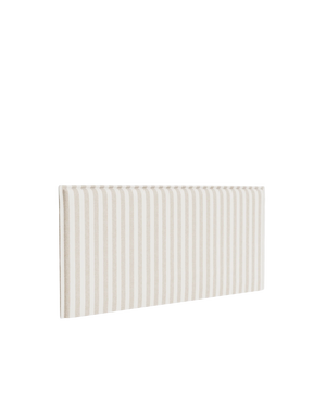 Sidney Slipcover Bed Head 270cm - Marnie Sand Stripe