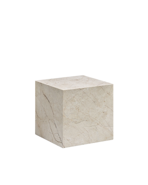 Stage Marble Side Table Low - Desert Rose Marble
