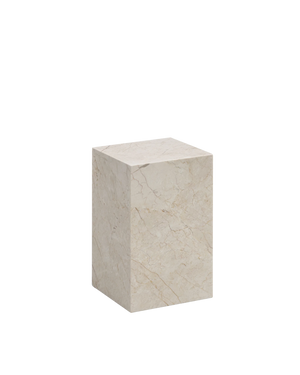 Stage Marble Side Table Tall - Desert Rose Marble