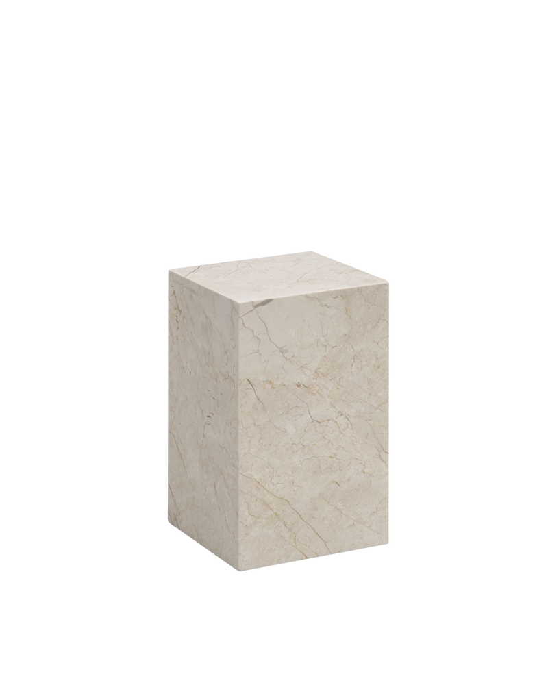 Stage Marble Side Table Tall - Desert Rose Marble
