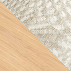 Stella Bar Stool - Oak/Beige