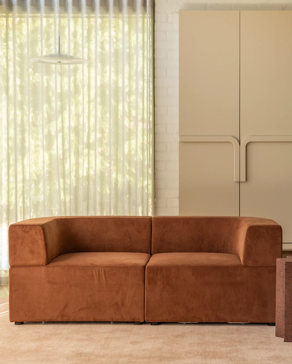 Stretch 3 Seater Sofa - Corduroy Cocoa