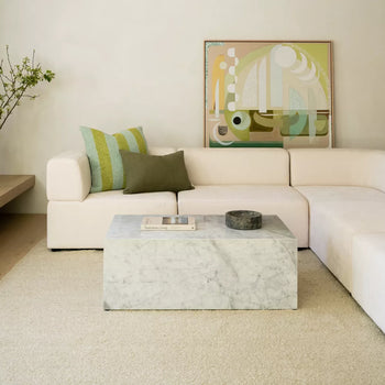 Stretch Off White Living Package - Corner Sofa