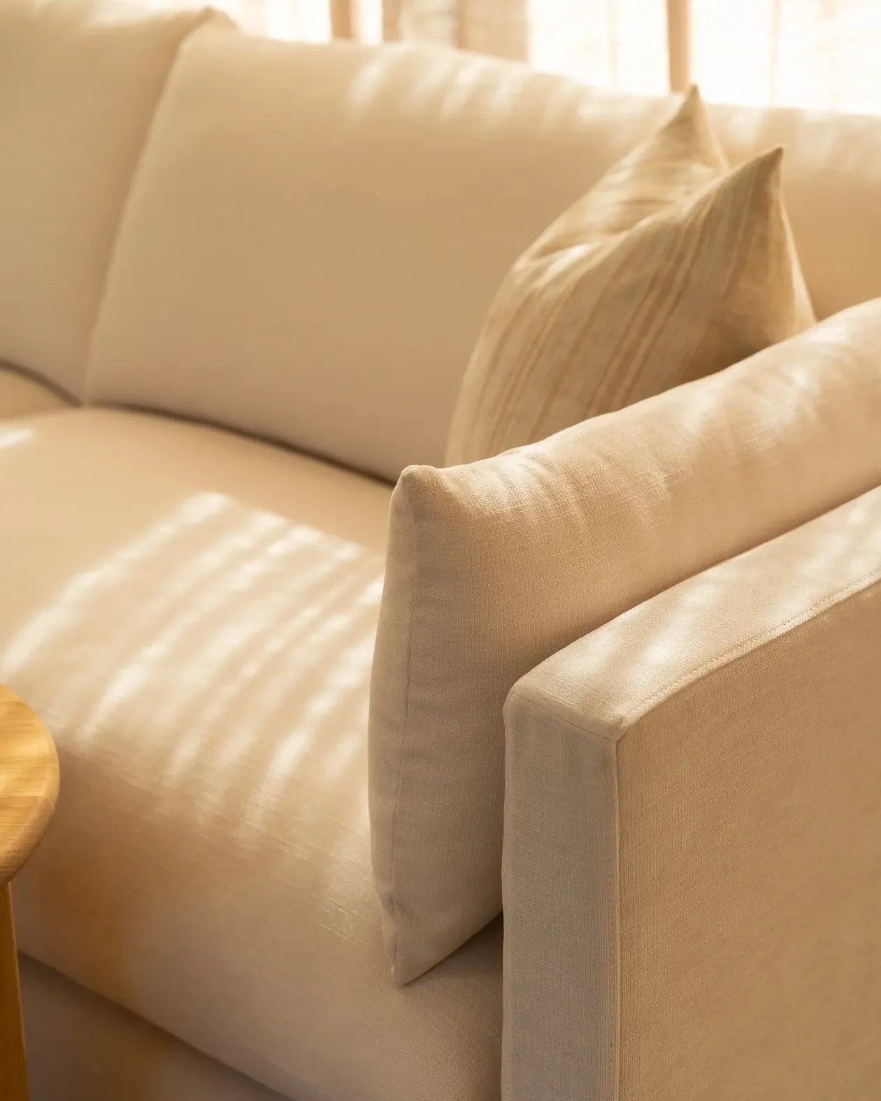 Sidney Slipcover Armless Middle Module - Silex Off White