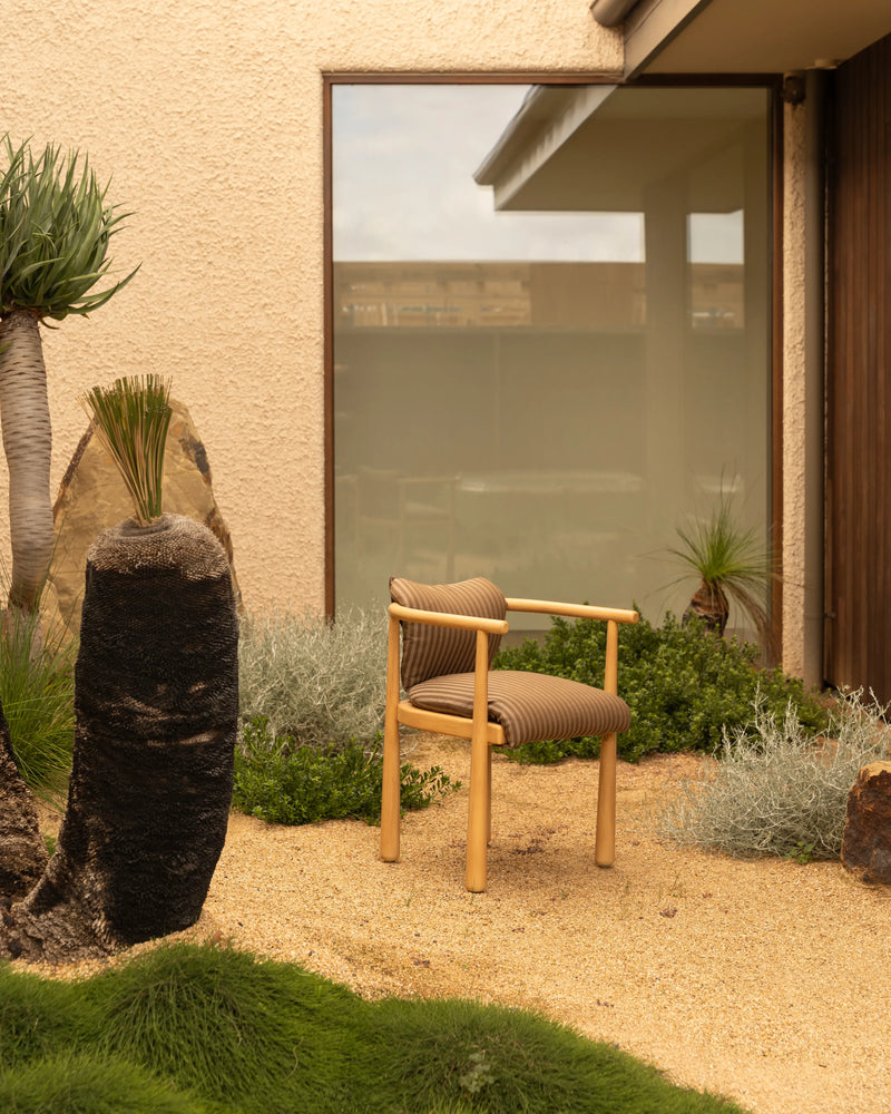 Swing Outdoor Dining Chair - Pebble Stripe