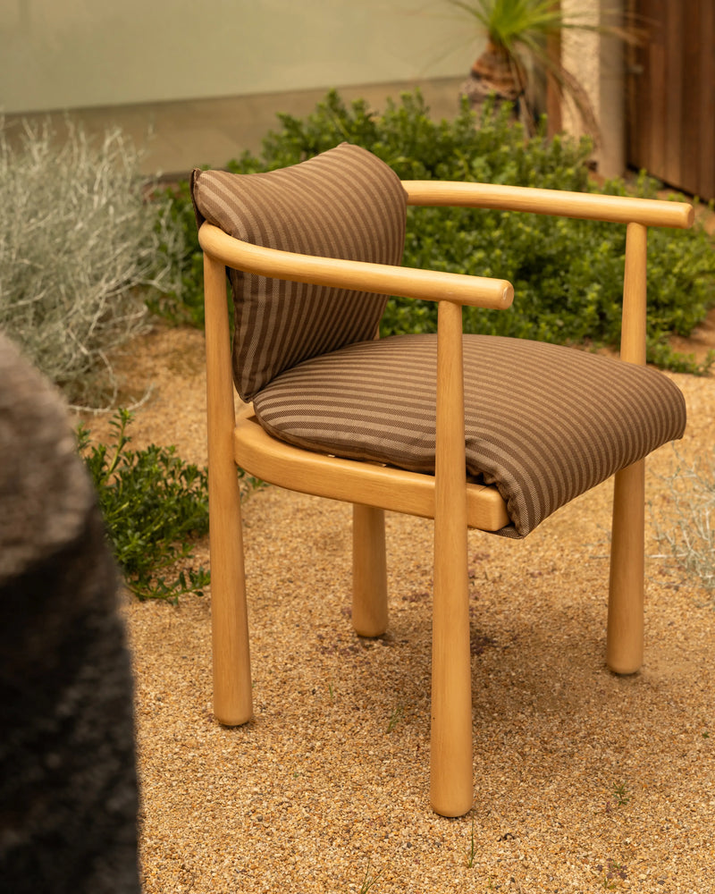 Swing Outdoor Dining Chair - Pebble Stripe