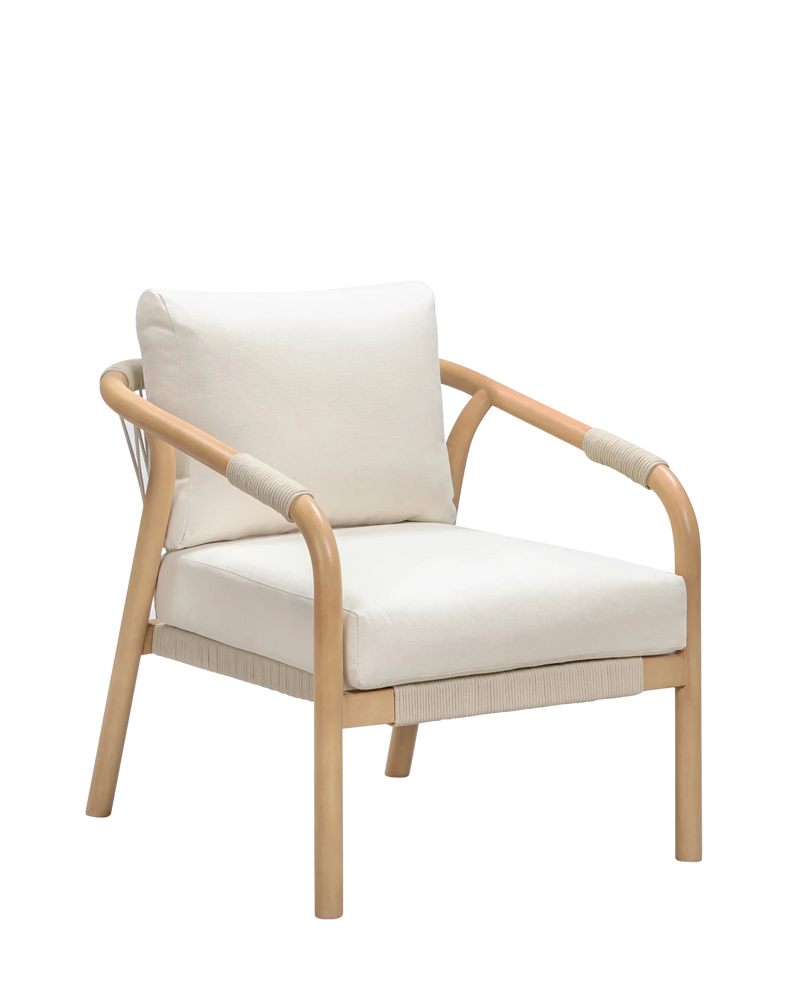 Burnett Outdoor Armchair - Timber / Beige