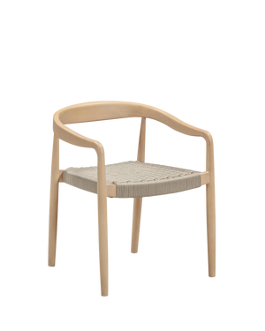 Sal Outdoor Dining Chair - Eucalyptus / Beige