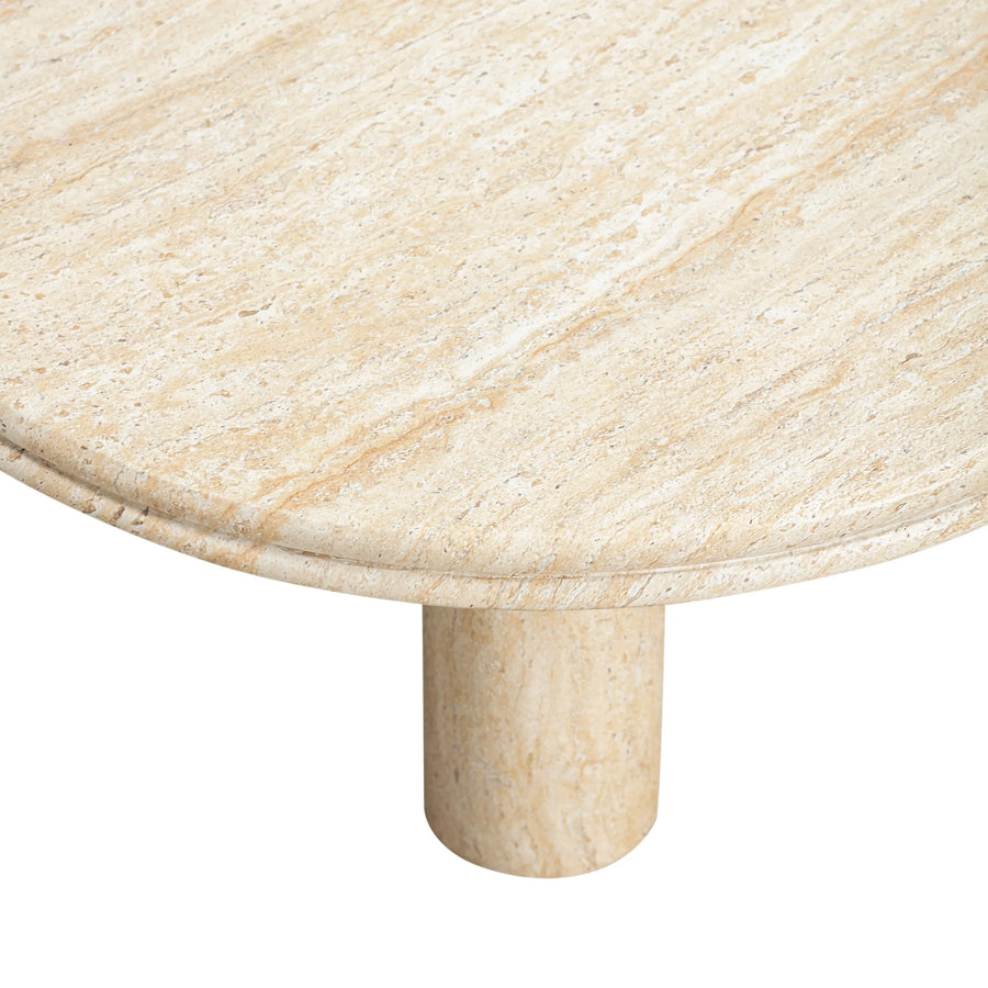 Reed Outdoor Coffee Table - Travertine Finish