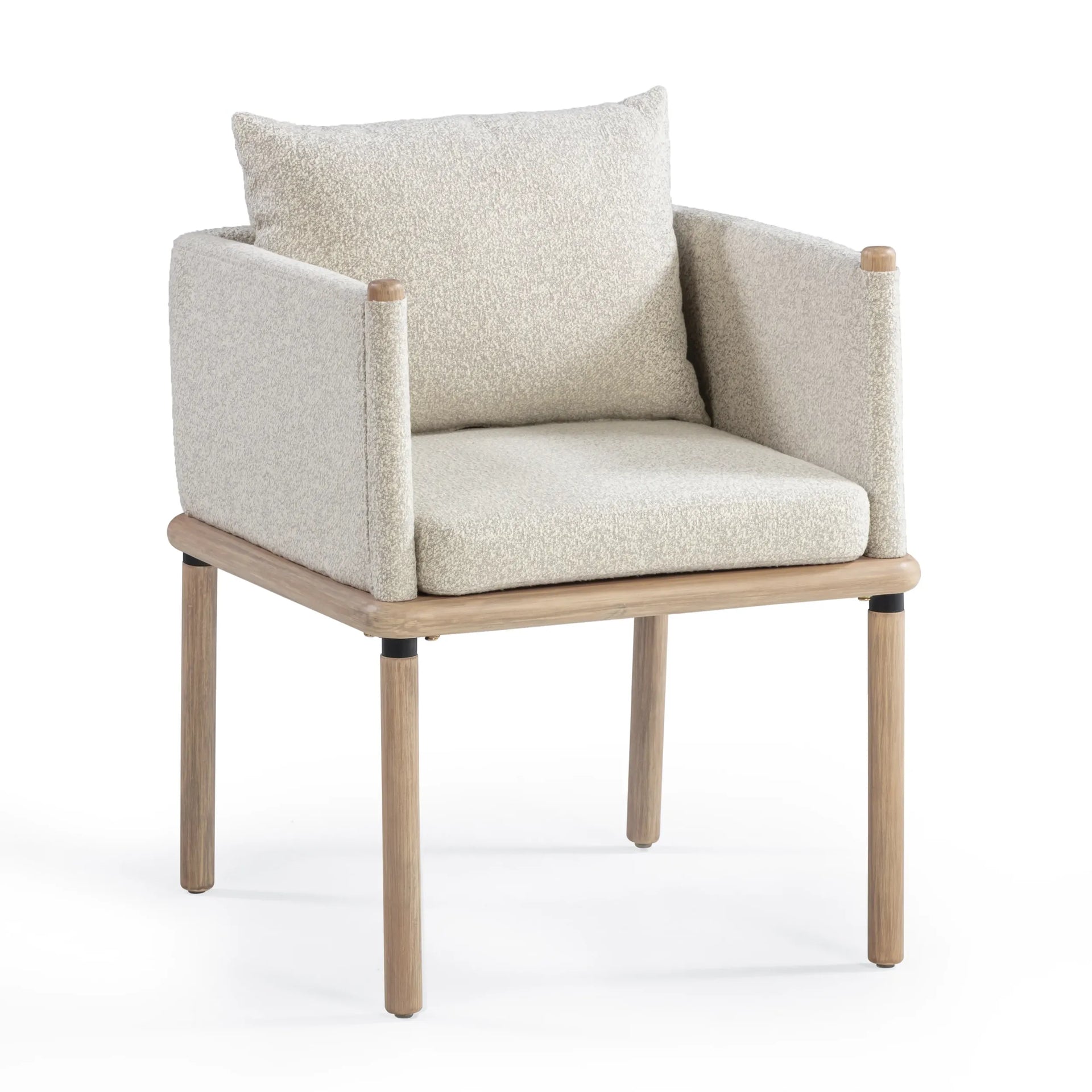 Lonnie Outdoor Dining Chair - Oyster Grey