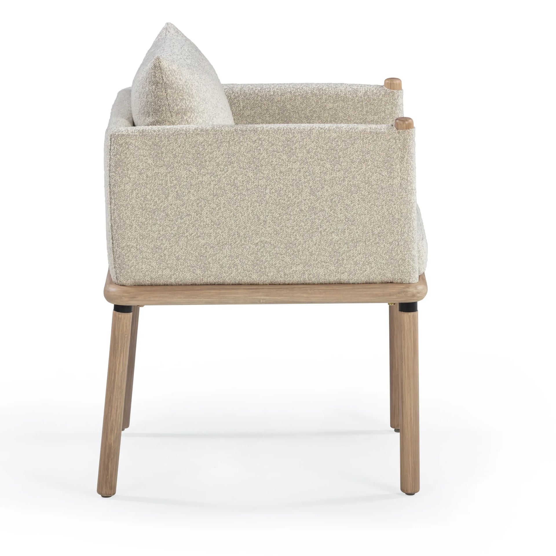 Lonnie Outdoor Dining Chair - Oyster Grey