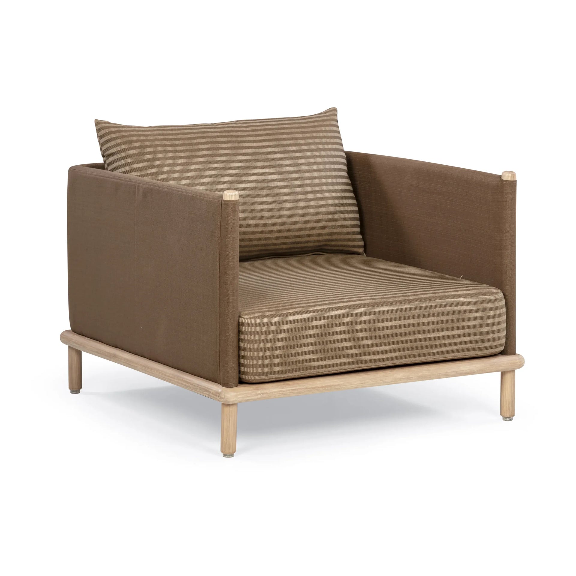 Lonnie Outdoor Armchair - Pebble Stripe
