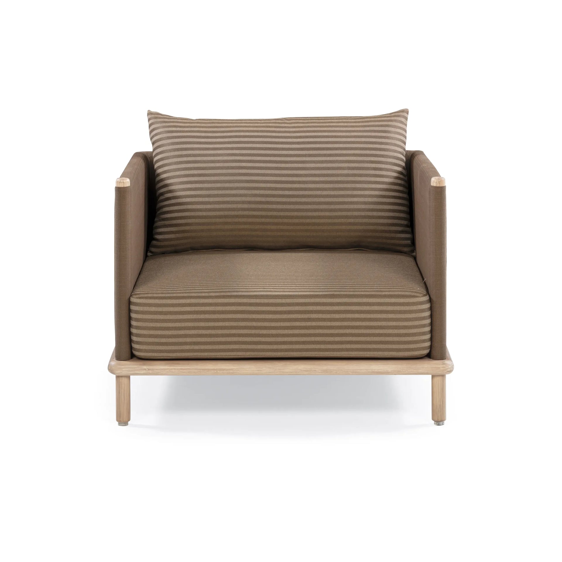 Lonnie Outdoor Armchair - Pebble Stripe
