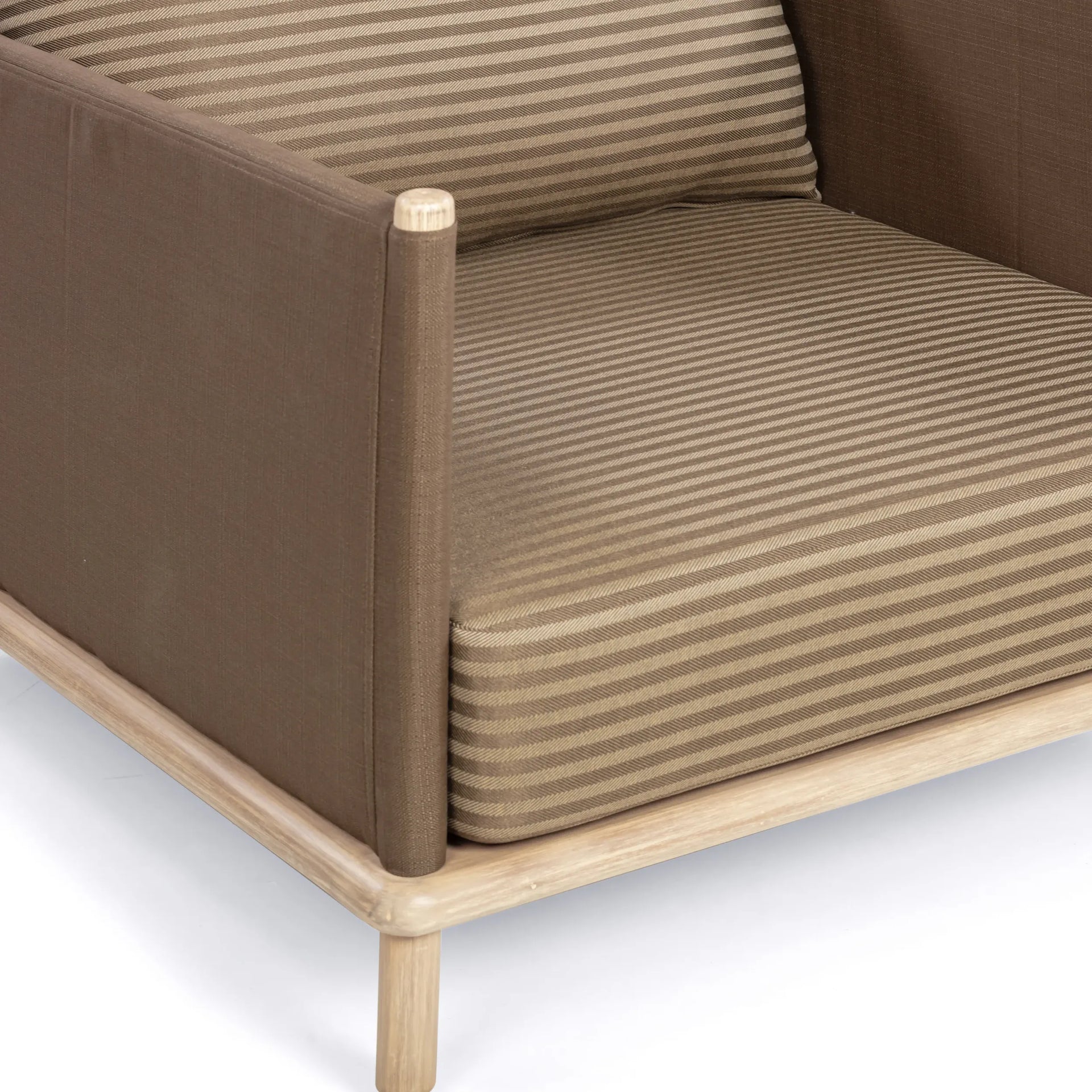 Lonnie Outdoor Armchair - Pebble Stripe