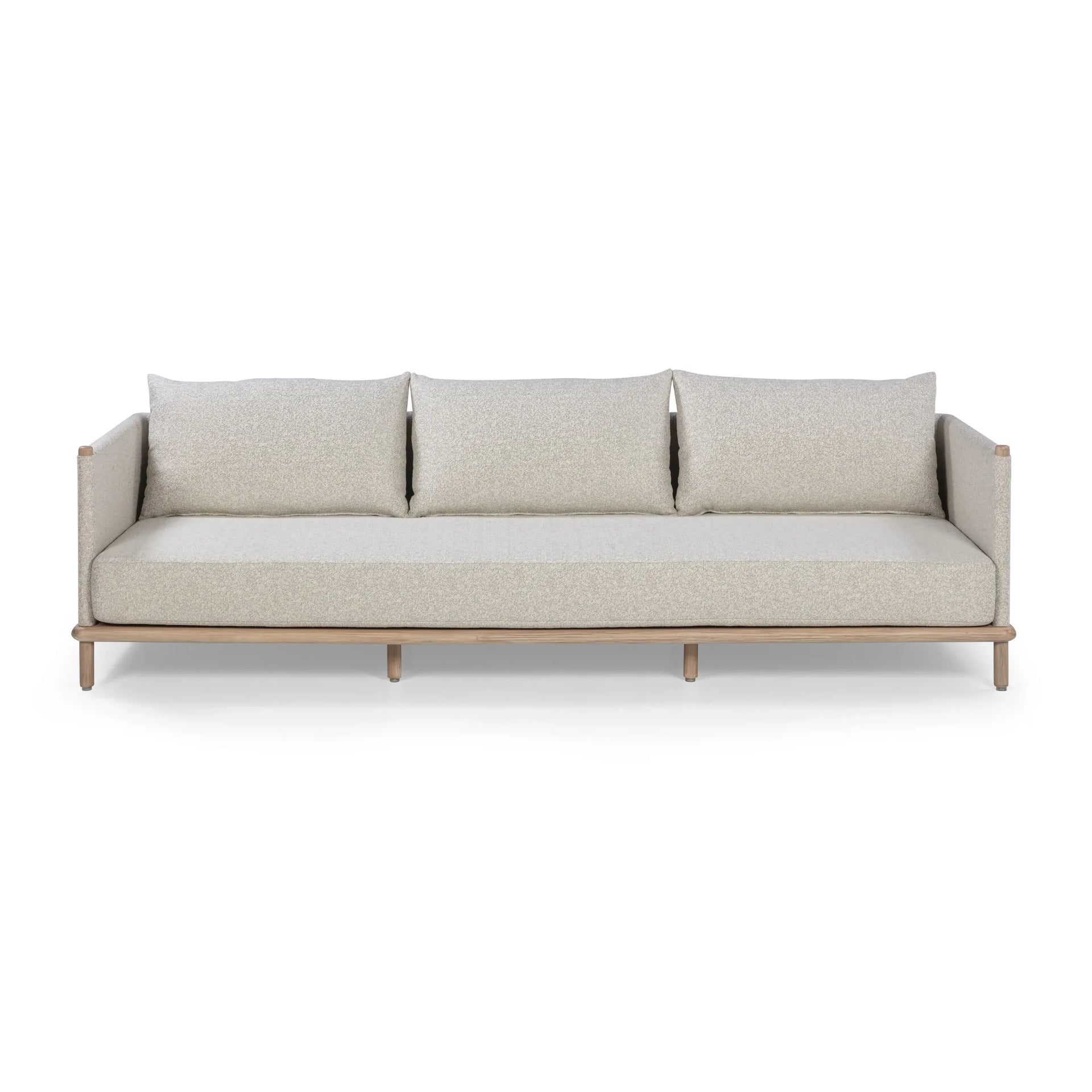 Lonnie Outdoor Three Seater Sofa - Oyster Grey