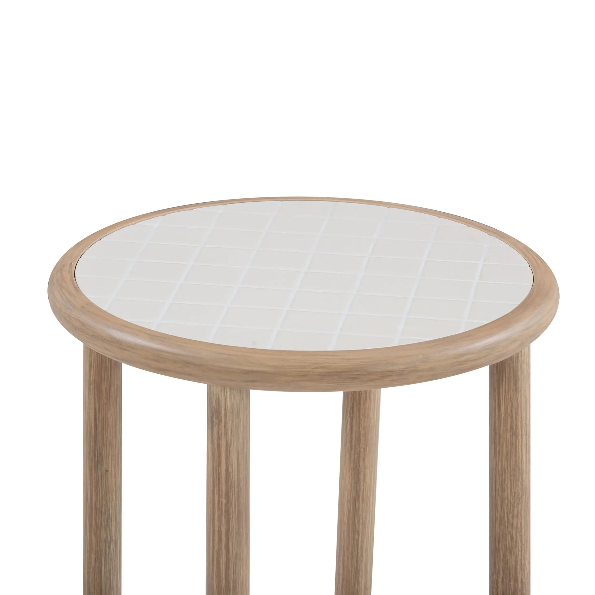 Lonnie Outdoor Side Table - Warm White
