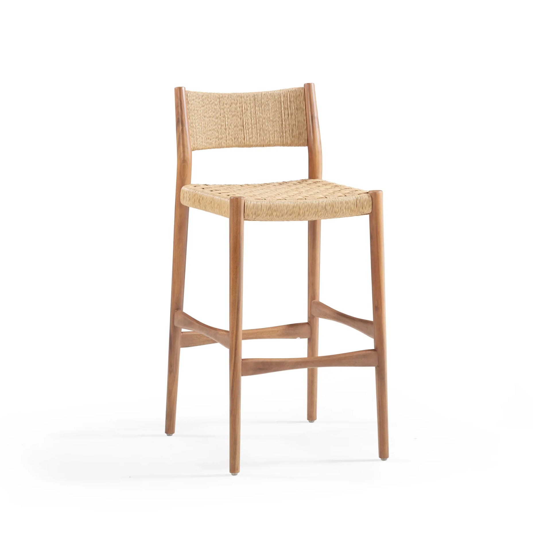Pedro Outdoor Bar Stool 75cm - Deep Acacia