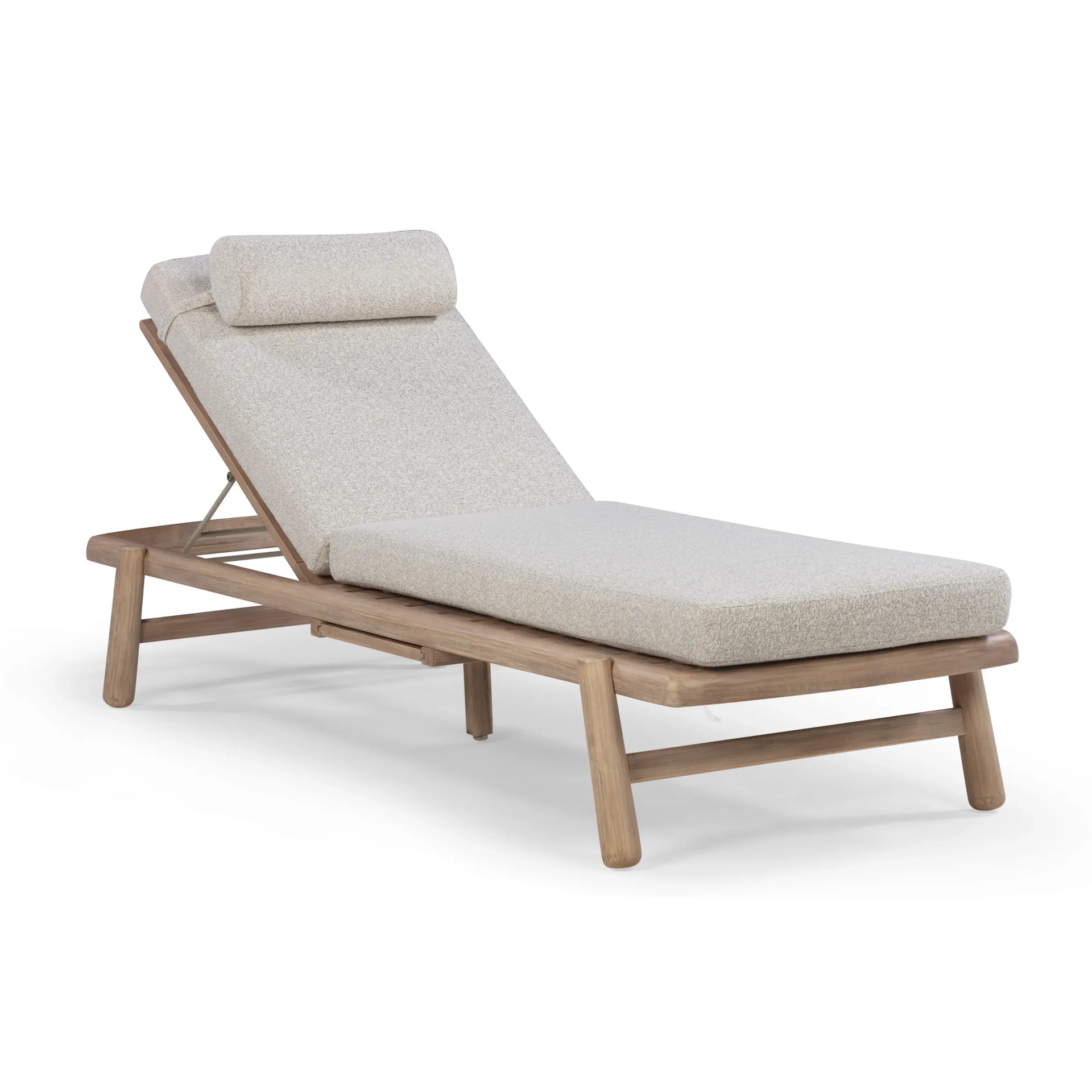 Indra Outdoor Sun Lounge - Oyster Grey