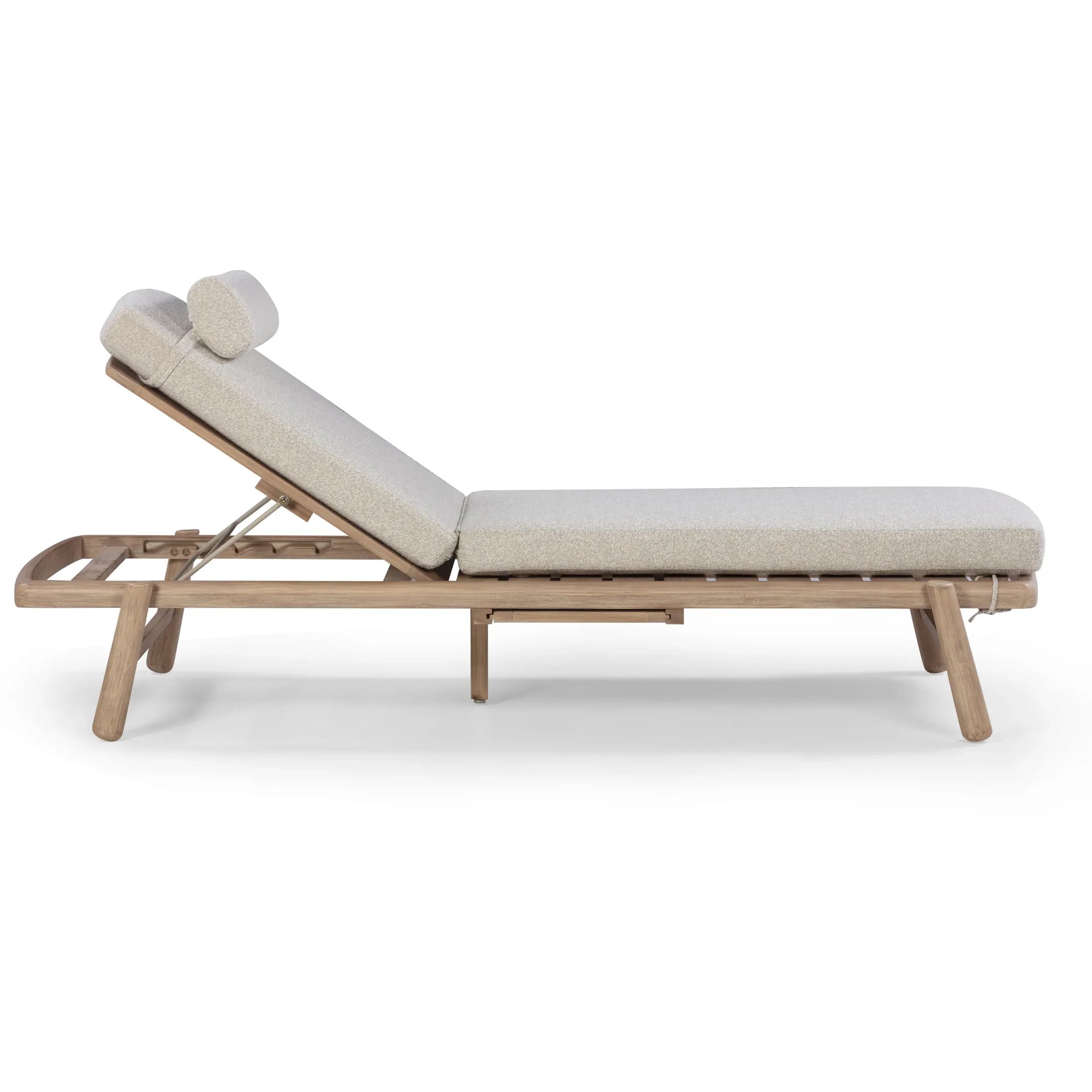 Indra Outdoor Sun Lounge - Oyster Grey