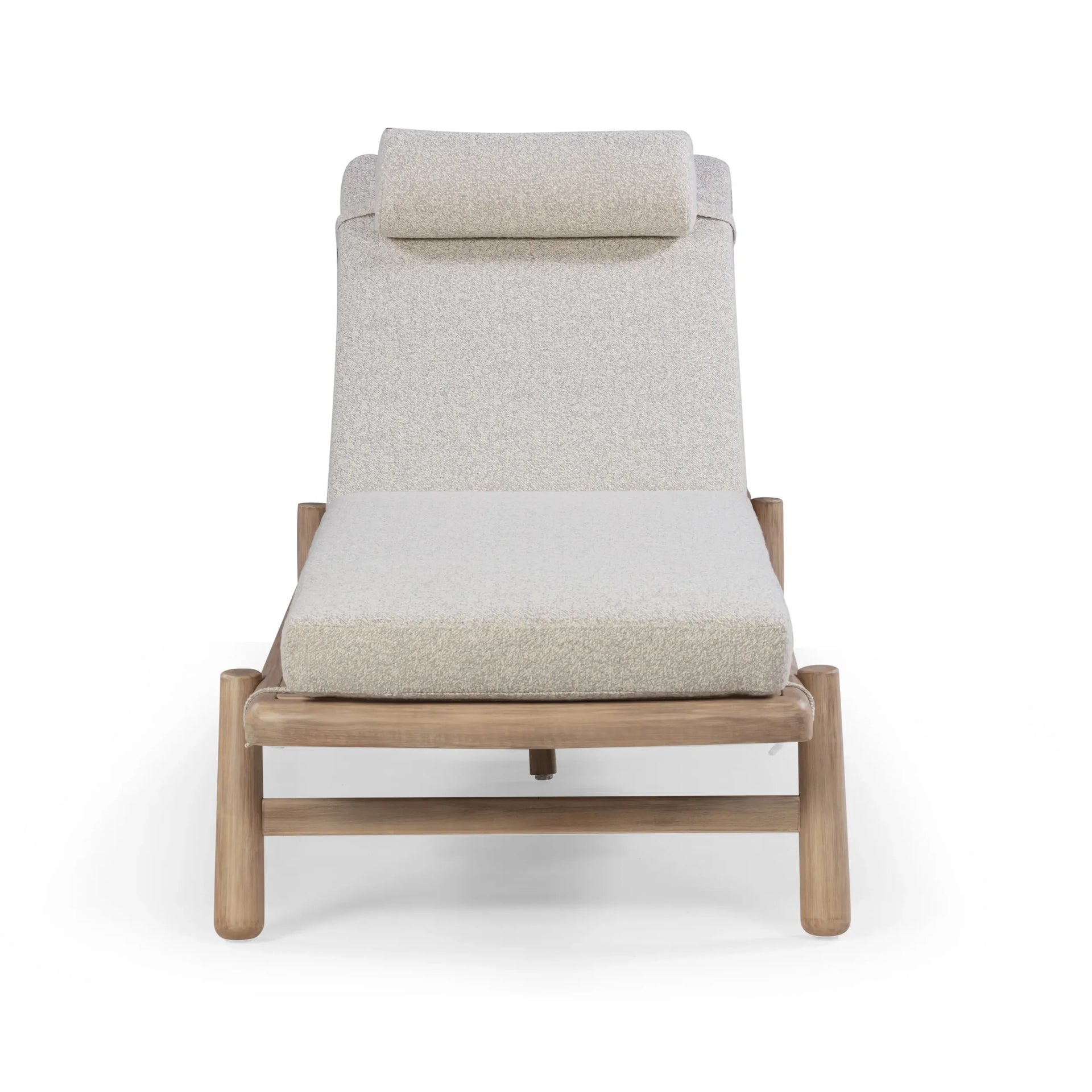 Indra Outdoor Sun Lounge - Oyster Grey