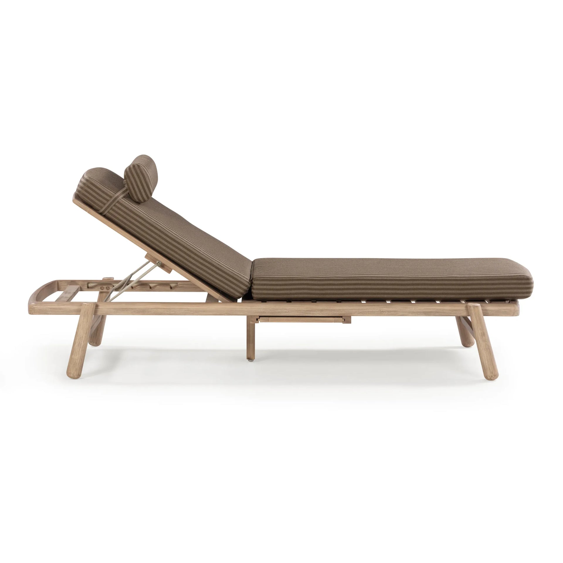 Indra Outdoor Sun Lounge - Pebble Stripe