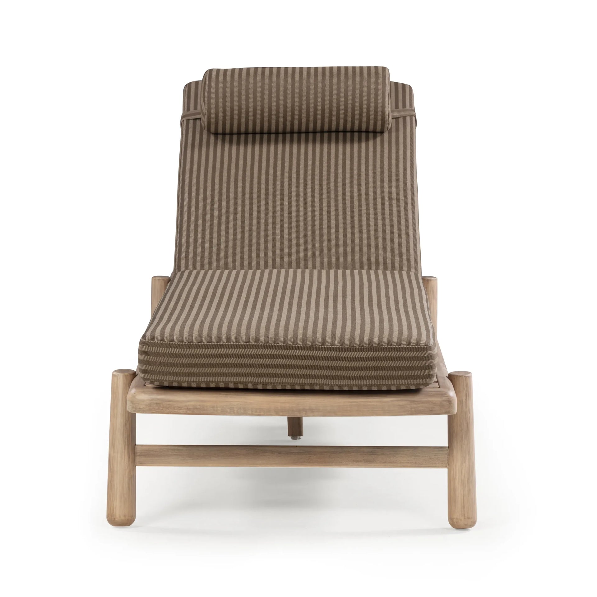 Indra Outdoor Sun Lounge - Pebble Stripe