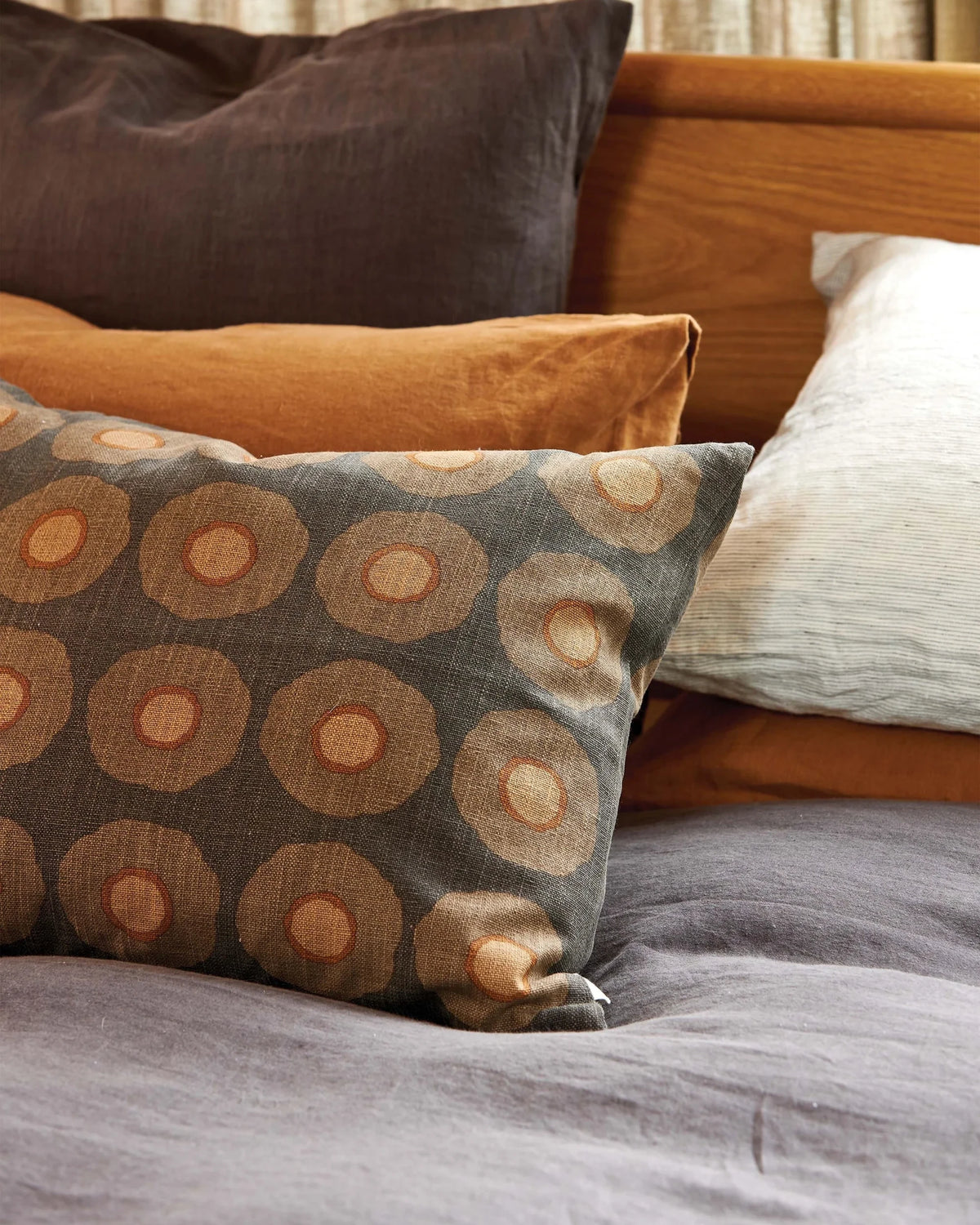 Sunflower Cushion - Pepper/Multi