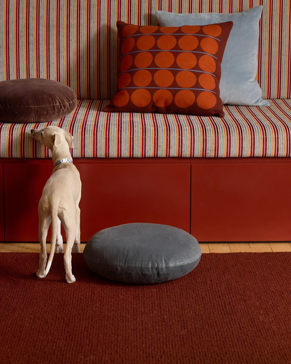 Abacus Cushion - Cherry