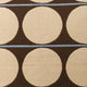 Abacus Cushion - Chocolate/Wheat