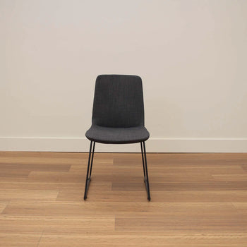 The Trove | Axel Dining Chair - Lisbon Charcoal Grey 12