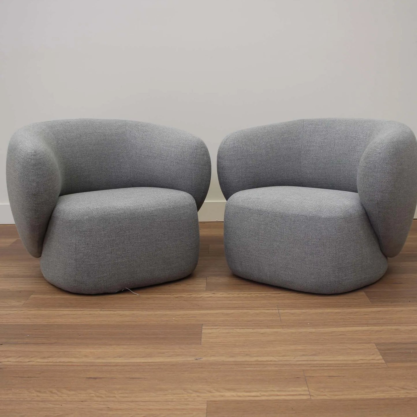 The Trove | Set of Two Swell Armchair - Novatex Cloud