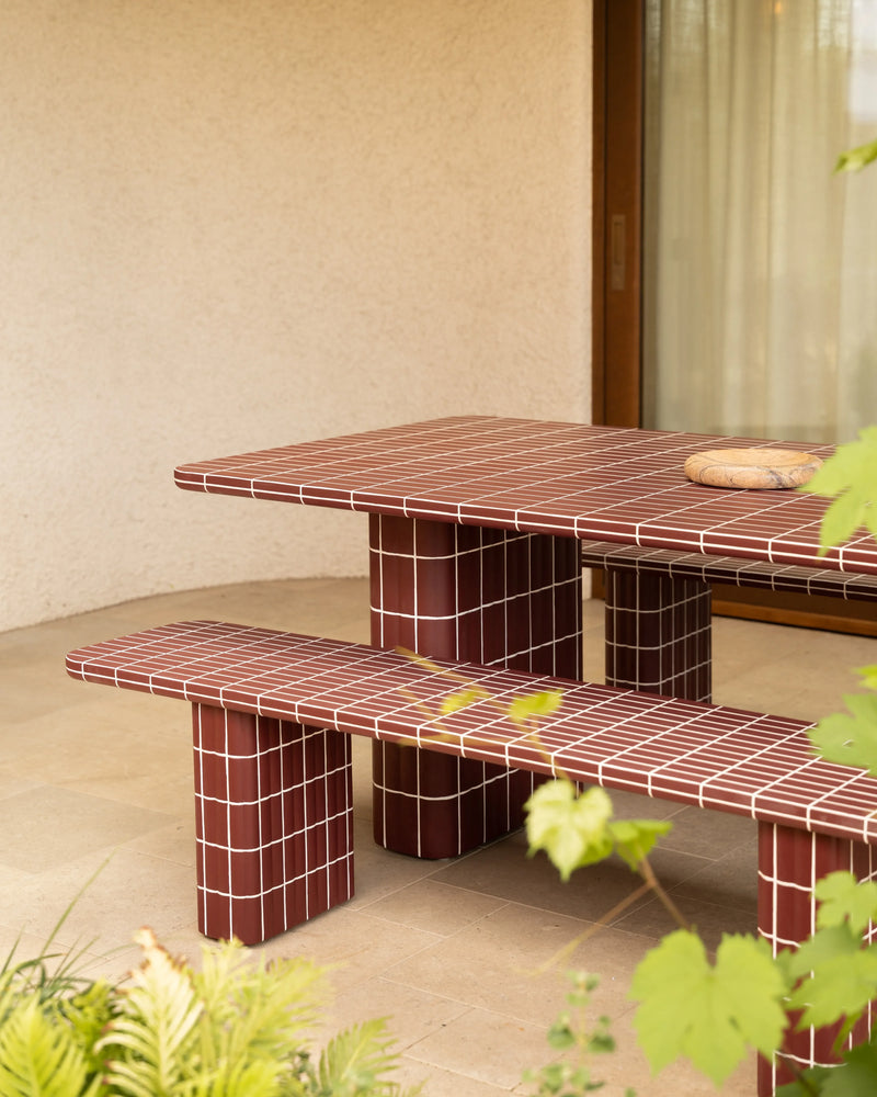 Terraza Outdoor Dining Bench 216cm - Pimento