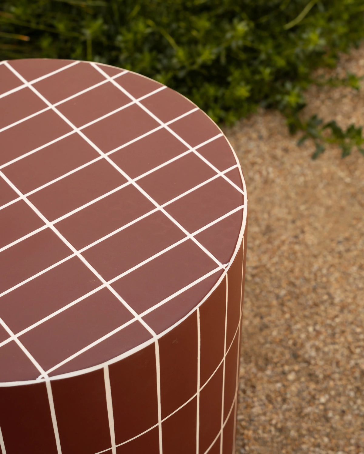 Terraza Outdoor Round Stool - Pimento